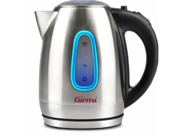 Girmi BL30, 1,7 L, 2200 W, Rustfritt stål, Rustfritt stål, Vannmåler, Overopphetingsbeskyttelse