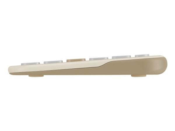 ASUS Marshmallow KW100 - Tastatur - 75% - compact - trådløs - Bluetooth 5.0 LE - havremelk