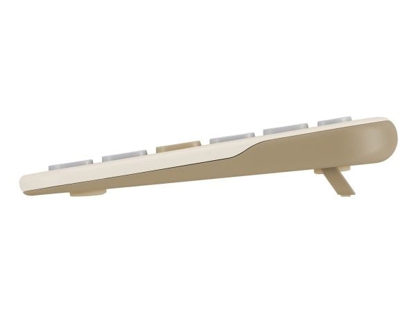 ASUS Marshmallow KW100 - Tastatur - 75% - compact - trådløs - Bluetooth 5.0 LE - havremelk