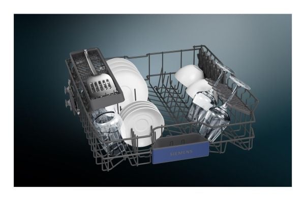 Siemens SN43HW03TE, Under benken, Full størrelse (60 cm), Hvit, Svart, Knapper, 1,75 m