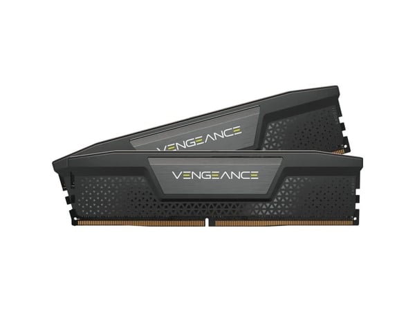 CORSAIR Vengeance - DDR5 - sett - 64 GB: 2 x 32 GB - DIMM 288-pin - 6000 MT/s / PC5-44800 - CL40 - 1.35 V - ikke-bufret - on-die ECC - svart