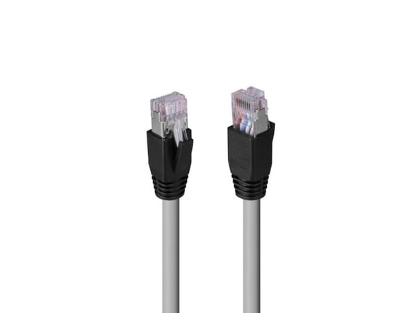 90 meter nätverkskabel Cat.6A U/FTP LSZH Solid Core, grå