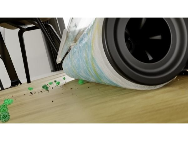 Kärcher 2.863-384.0, Roller mop, Støvsuger med stang, Hvit, Gult, Kärcher, KFL 1, FCV 2, FCV 3, 132 mm