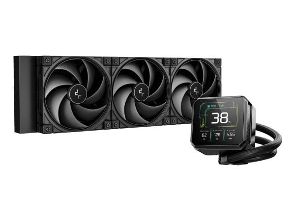 DeepCool Spartacus 360, Nestejäähdytyspakkaus, 12 cm, musta