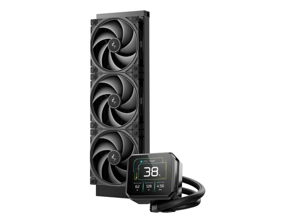 DeepCool Spartacus 360, Nestejäähdytyspakkaus, 12 cm, musta