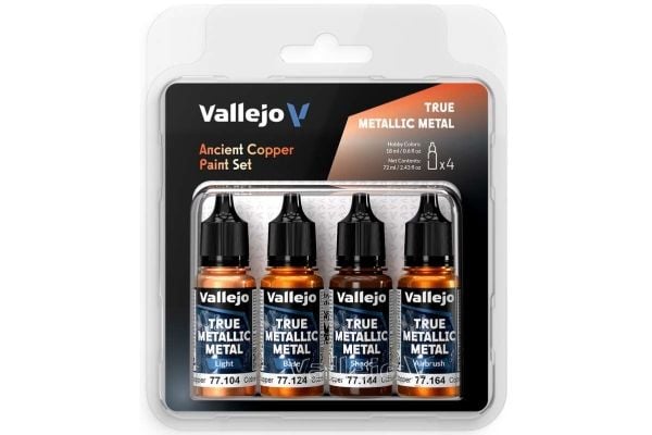 True Metallic metallsett Ancient Copper 4x18ml