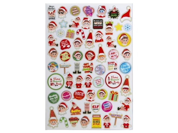 A4 Elf Colouring Book 48 pages with Sticker Sheet CDU