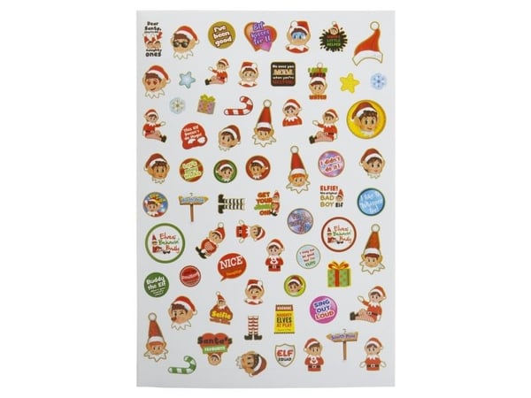 A4 Elf Colouring Book 48 pages with Sticker Sheet CDU