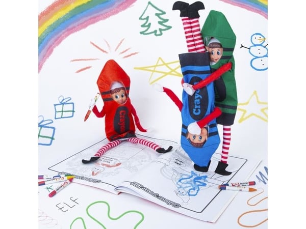 A4 Elf Colouring Book 48 pages with Sticker Sheet CDU