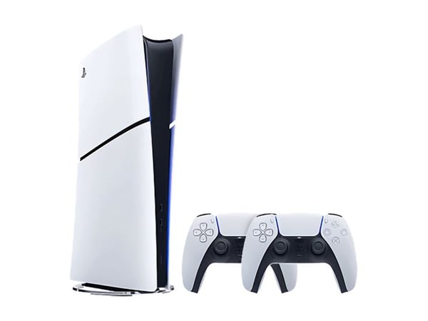 Sony Playstation 5 Slim Digital, PlayStation 5, Svart, Vit, 16384 MB, GDDR6, 448 GB/s, AMD