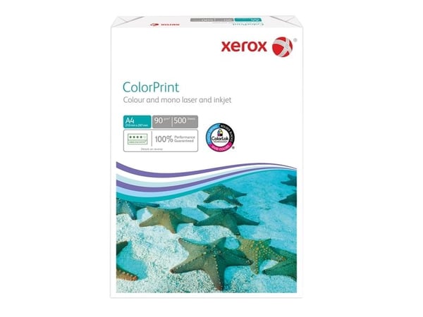Xerox ColorPrint, Laserutskrift, A4 (210x297 mm), 500 ark, 90 g/m², Hvit, ECF