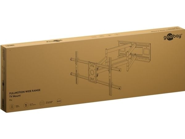 GOOBAY TV Veggfeste Pro (XL) 43-90'', 60 kg Pro FULLMOTION (XL)