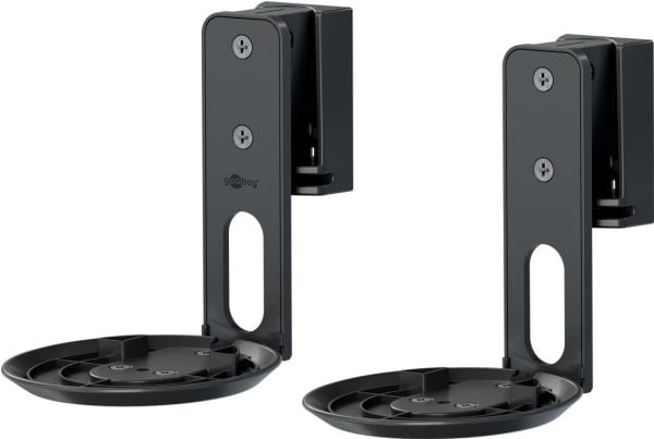 Goobay 71025, Vegg, Stål, 3 kg, Sort, -18 - 0°, 90°