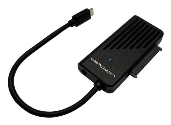 LC-Power LC-ADA-USB-SATA-NVME, USB Type-C, SATA, Hankjønn, Svart, 10 Gbit/s, 2 A