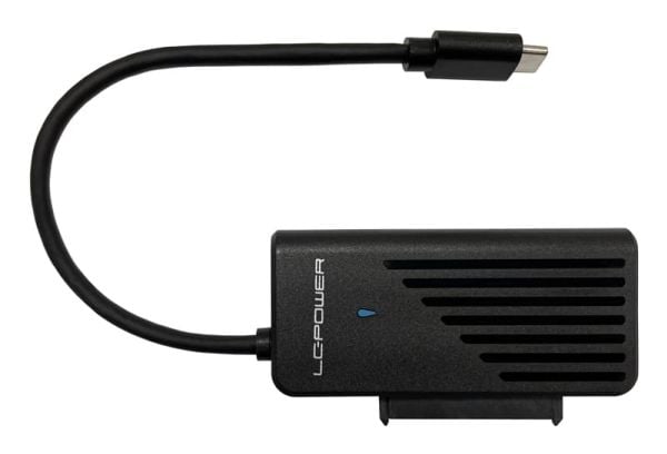 LC-Power LC-ADA-USB-SATA-NVME, USB Type-C, SATA, Hankjønn, Svart, 10 Gbit/s, 2 A