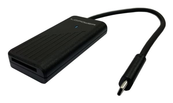 LC-Power LC-ADA-USB-SATA-NVME, USB Type-C, SATA, Hankjønn, Svart, 10 Gbit/s, 2 A