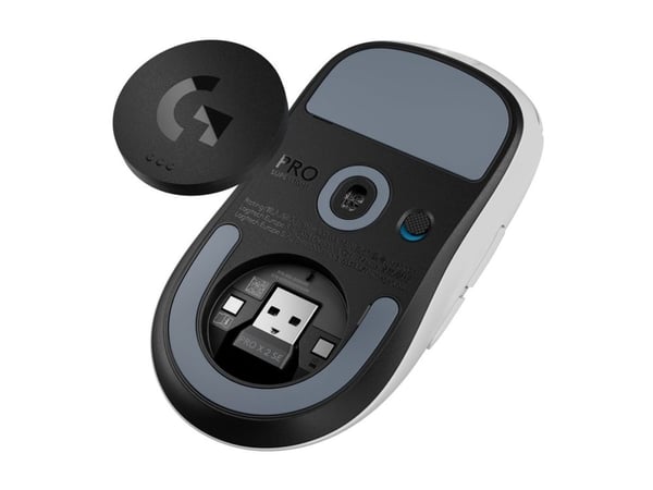 Logitech G PRO X SUPERLIGHT 2 SE - Mus - gaming - optisk - 5 knapper - trådløs - 2.4 GHz - USB Logitech LIGHTSPEED-mottaker - hvit