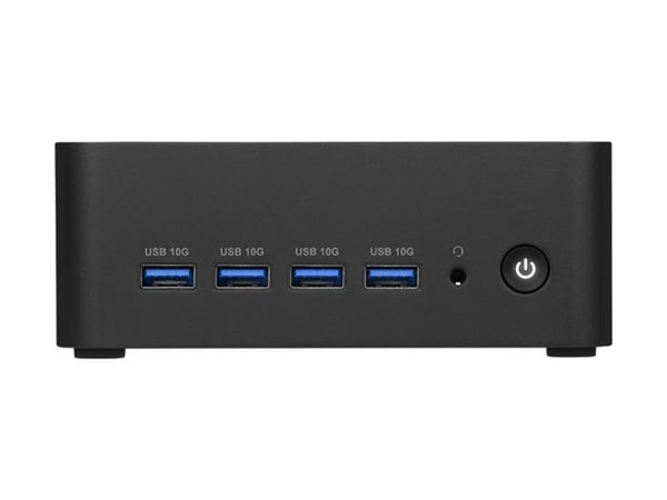 MSI Cubi Z AI 8M 004BEU - Barebone - mini-PC 1 x Ryzen 9 8945HS / inntil 5.2 GHz - RAM 0 GB - Radeon 780M - Gigabit Ethernet, 2.5 Gigabit Ethernet,...