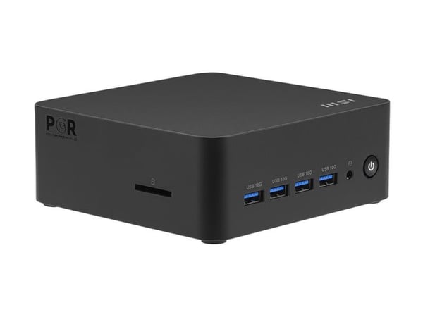 MSI Cubi Z AI 8M 004BEU - Barebone - mini-PC 1 x Ryzen 9 8945HS / inntil 5.2 GHz - RAM 0 GB - Radeon 780M - Gigabit Ethernet, 2.5 Gigabit Ethernet,...