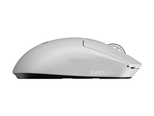Logitech G PRO X SUPERLIGHT 2 SE - Mus - gaming - optisk - 5 knapper - trådløs - 2.4 GHz - USB Logitech LIGHTSPEED-mottaker - hvit