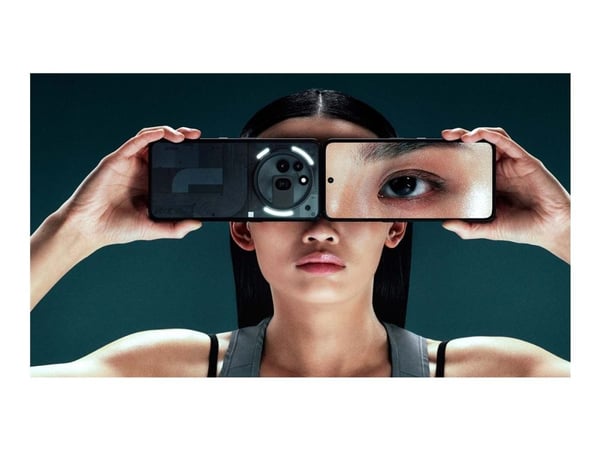 Nothing Phone (3a) Pro, 17,2 cm (6.77"), 12 GB, 256 GB, 50 MP, Android 15, musta