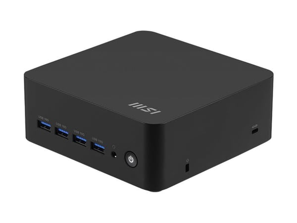 MSI Cubi Z AI 8M 006BEU - Barebone - mini-PC 1 x Ryzen 7 8845HS / upp till 5.1 GHz - RAM 0 GB - Radeon 780M - Gigabit Ethernet, 2.5 Gigabit Etherne...