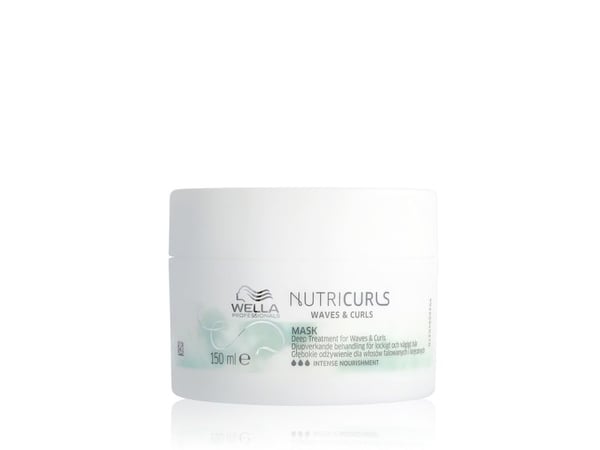 Hårmaske Wella Professionals NutriCurls Waves & Curls, krøllete/bølgete hår, 150ml