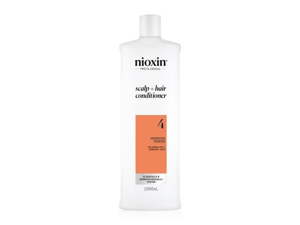 Nioxin System 4 Revitalizing Conditioner 1000 Ml For Colored And Damaged Hair With Advanced Thinning
