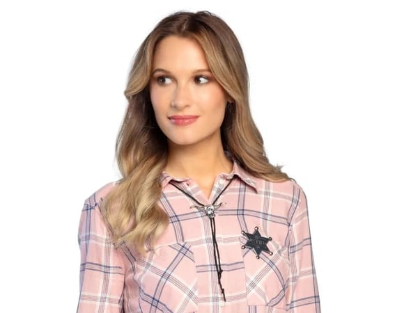 Boland 54316, Fancy kjole halskjede, Voksen, Alle kjønn, Strykejern, Polyester, Sort, Sølv, 33 g