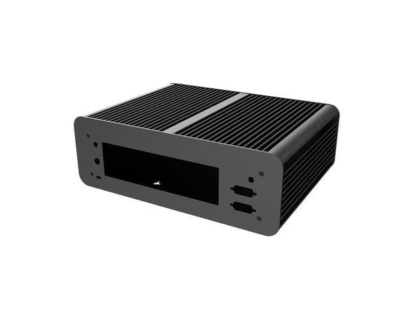 Akasa Euler MX Plus, alumiininen kotelo - Mini-ITX, musta