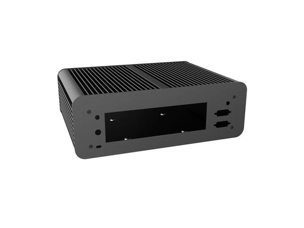 Akasa Euler MX Plus, alumiininen kotelo - Mini-ITX, musta