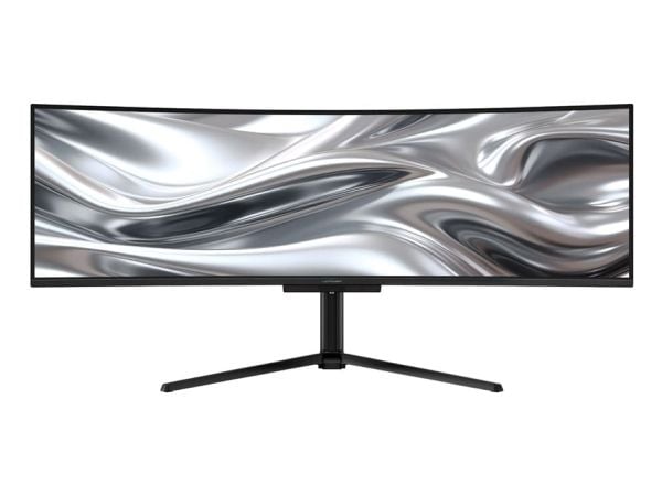 LC Power LC-M49QCO - LCD-skjerm - kurvet - 49" - 5120 x 1440 Dual Quad HD @ 144 Hz - 1000 cd/m² - 0.03 ms - 2xHDMI, DisplayPort - høyttalere - svart