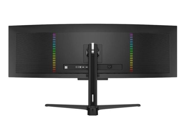 LC Power LC-M49QCO - LCD-skjerm - kurvet - 49" - 5120 x 1440 Dual Quad HD @ 144 Hz - 1000 cd/m² - 0.03 ms - 2xHDMI, DisplayPort - høyttalere - svart