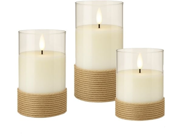 Goobay 77773, Figur, Gjennomsiktig, Grå, Stearinlys, LED, 0,06 W, 6 lm