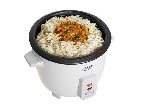 Adler Rice Cooker | AD 6418 | 300 W | 0.6 L | Number of programs 2 | White