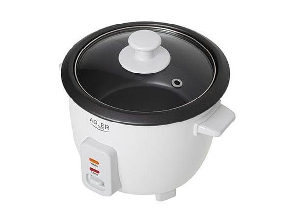 Adler Rice Cooker | AD 6418 | 300 W | 0.6 L | Number of programs 2 | White