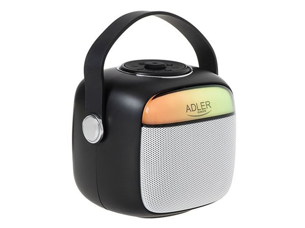 Adler AD 1199B, Trådløs, Bærbar monohøyttaler, Sort, Grå, Knapper, MP3-spiller, Innebygd batteri