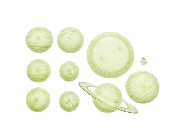 4M -5423, Plast, Matte, Grønn, Avtagbar, Tak, Vegg, 190 mm