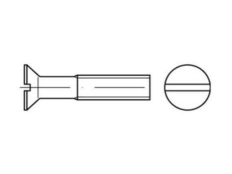 Toolcraft 1065534, Bolter, Rustfritt stål, Universell, Flat, M8, Delgjenge