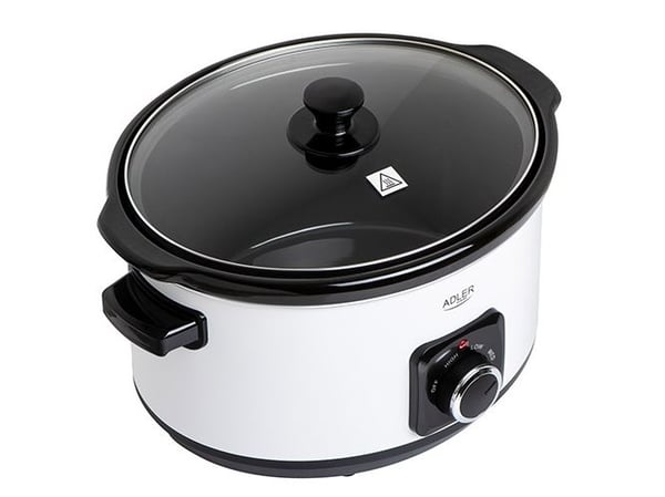 Adler AD 6413W, 5,8 l, Hvit, Svart, Rotasjon, 10 person(er), 85 °C, 100 °C