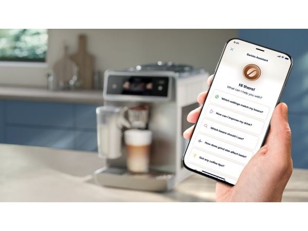 Philips Café Aromis Series 8000, Espressomaskin, 1,9 l, Kaffe bønner, Innebygd kaffekvern, 1500 W, Sølv