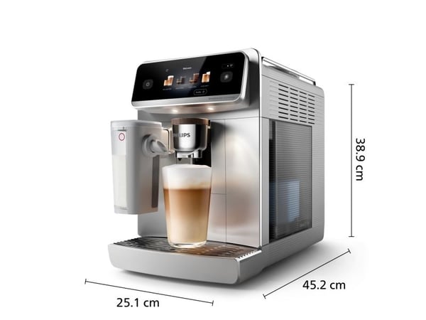 Philips Café Aromis Series 8000, Espressomaskin, 1,9 l, Kaffe bønner, Innebygd kaffekvern, 1500 W, Sølv