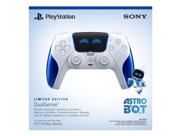 Sony PS719023852, Spelplatta, PlayStation 5, Menyknapp, Alternativ-knapp, Pause/Set button, Digital, Kabel & Trådlös, Bluetooth