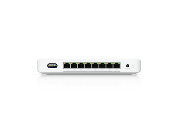 Ubiquiti UniFi Device Bridge Switch - Switch - Administrerad - 1 x 10GBase-T (PoE+) + 7 x 2.5GBase-T (PoE+) - skrivbordsmodell, väggmonterbar - PoE...