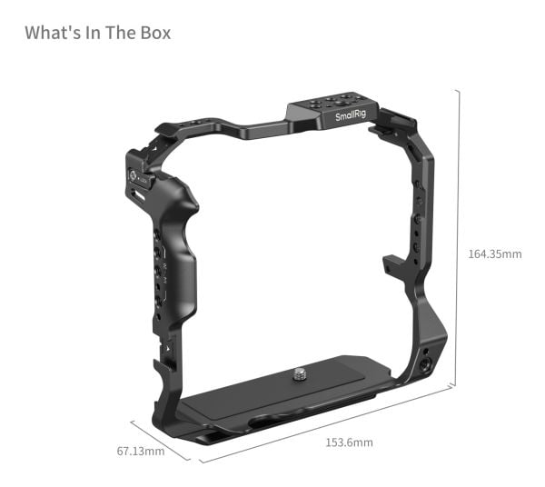 SmallRig 5623, 153,6 mm, 67,1 mm, 164,4 mm, 199 g, 184 mm, 180,5 mm