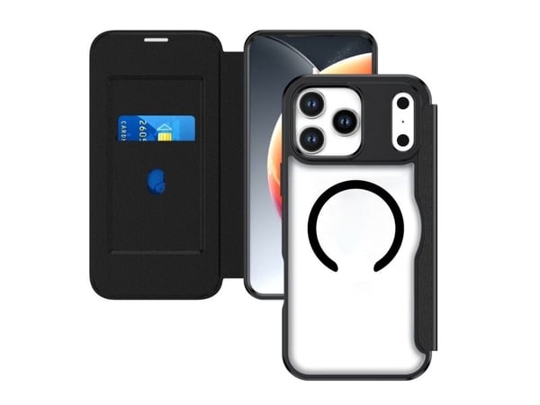 4smarts 541777, Flip case, Apple, iPhone 17 Pro Max, 17,5 cm (6.9"), Svart