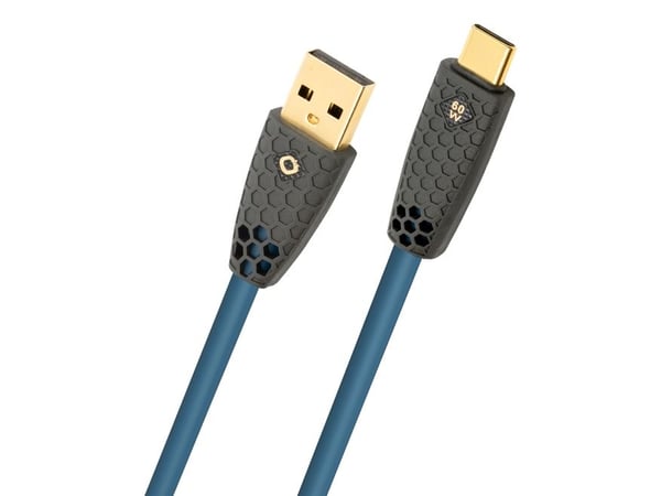 OEHLBACH D1C9579, 2 m, USB A, USB C, USB 2.0, Blå