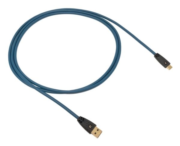 OEHLBACH D1C9579, 2 m, USB A, USB C, USB 2.0, 0,48 Gbit/s, Blå