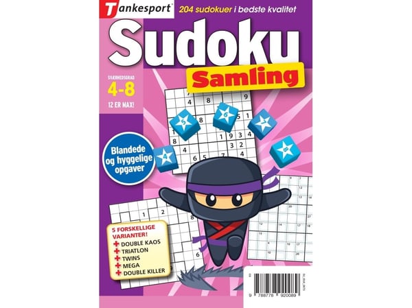 Sudoku-samling | Keesing/Tankesport | Språk: Dansk
