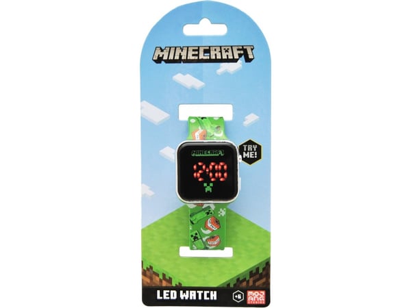 MINECRAFT LED-digitaalikello MIN4129 Lapset Euroswan